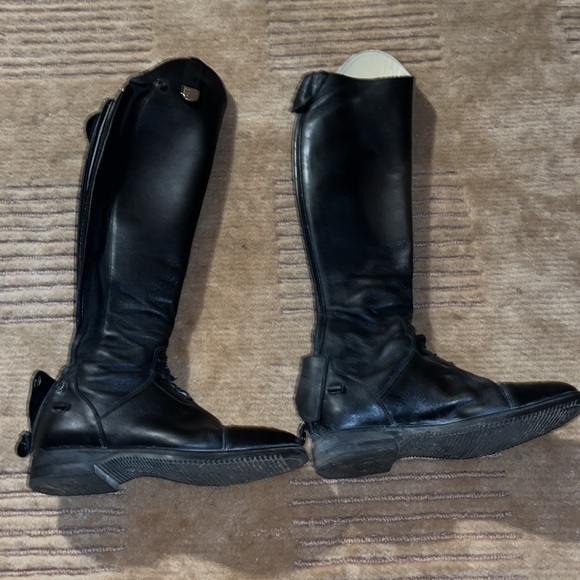 EUC Tucci tall Riding Boots Size 38 XT XSlim MADE IN ITALY - Picture 4 of 4